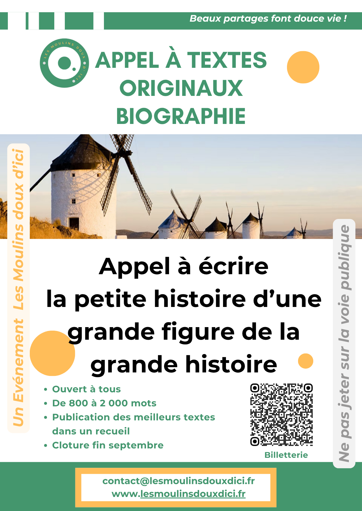 Affiche de la rando des oiseaux