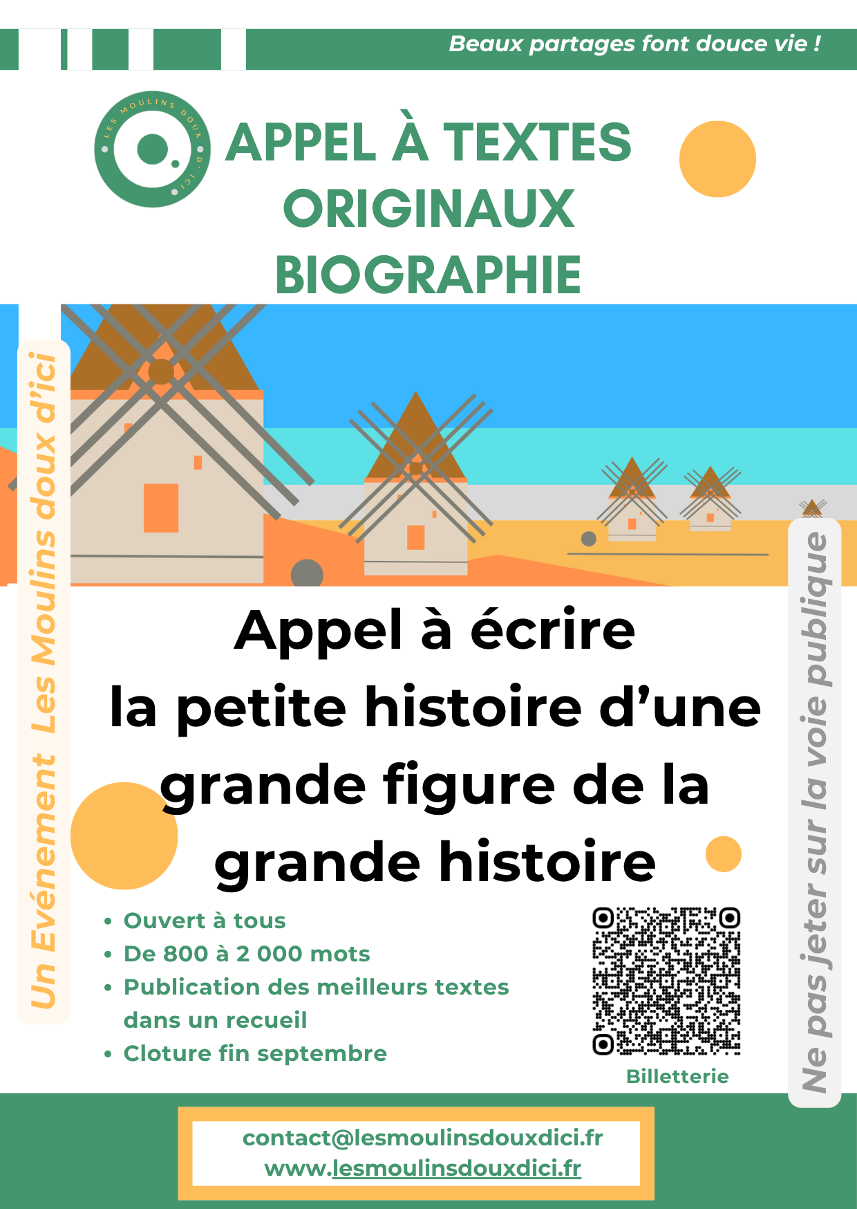 Affiche de la rando des oiseaux
